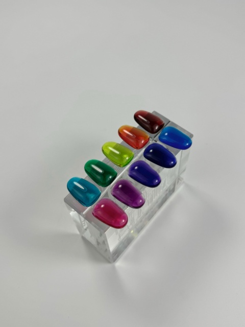 TOUCH Alchemy gel polish 06 Essence - niebieski przezroczysty lakier hybrydowy, 9 ml