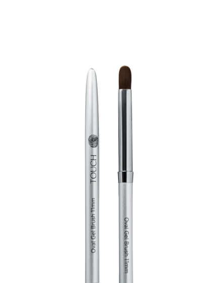 TOUCH Brush Oval - owalny pędzelek do żelu 11 mm