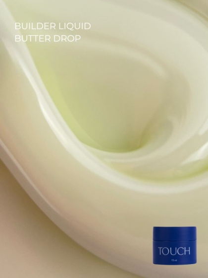 TOUCH Builder Liquid Butter Drop - kremowo-żółty mocny żel o płynnej konsystencji, 15 ml