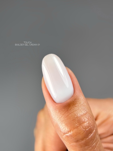 TOUCH Builder gel Crema 01 - mleczny żel budujący, 15 ml