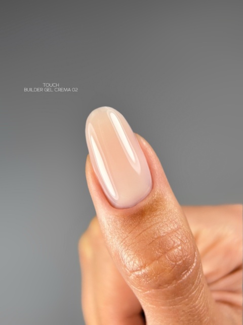 TOUCH Builder gel Crema 02 - mleczno-beżowy żel budujący, 15 ml