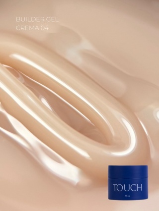TOUCH Builder gel Crema 04 - beżowy żel budujący, 15 ml