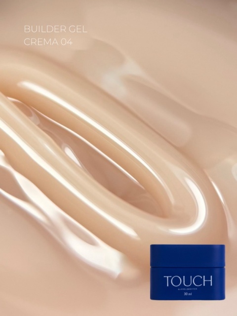 TOUCH Builder gel Crema 04 - beżowy żel budujący, 30 ml