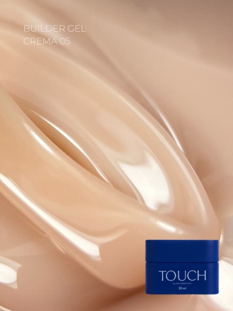 TOUCH Builder gel Crema 05 - karmelowo-beżowy żel budujący, 30 ml