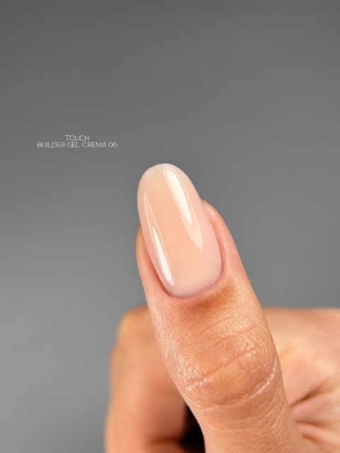 TOUCH Builder gel Crema 06 - beżowo-brzoskwiniowy żel budujący, 15 ml
