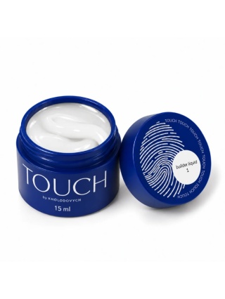 TOUCH Builder liquid 01 - biały mocny żel o płynnej koncystencji, 15 ml