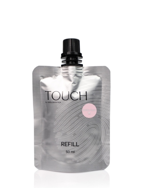 TOUCH Builder liquid 11 - różowo-beżowy mocny żel o płynnej koncystencji, 50 ml