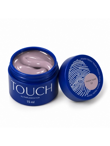 TOUCH Builder liquid 12 - beżowo-fioletowy mocny żel o płynnej koncystencji, 15 ml