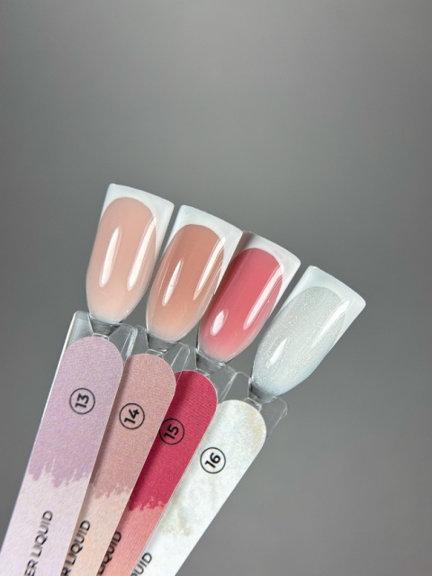 TOUCH Builder liquid 14 - beżowo-brzoskwiniowy mocny żel o płynnej koncystencji, 15 ml