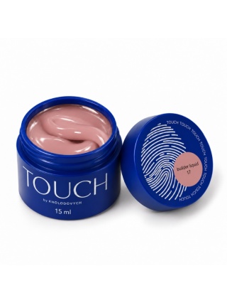 TOUCH Builder liquid 17 – morelowo-różowy mocny żel o płynnej konsystencji, 15 ml