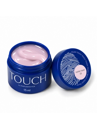 TOUCH Builder liquid 23 - bladoróżowy mocny żel o płynnej koncystencji, 15 ml