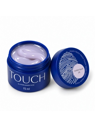 TOUCH Builder liquid 24 - chłodny jasnofioletowy mocny żel o płynnej koncystencji, 15 ml