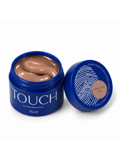 TOUCH Builder liquid 26 - jasny kawowo-beżowy mocny żel o płynnej koncystencji, 15 ml