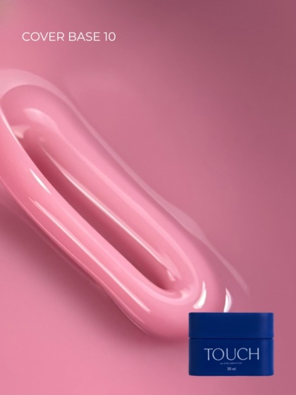 TOUCH Cover base 10 - chłodna różowa baza hybrydowa, 30 ml