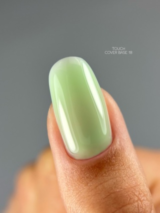 TOUCH Cover base 18 - szałwiowo-miętowa baza hybrydowa, 13 ml