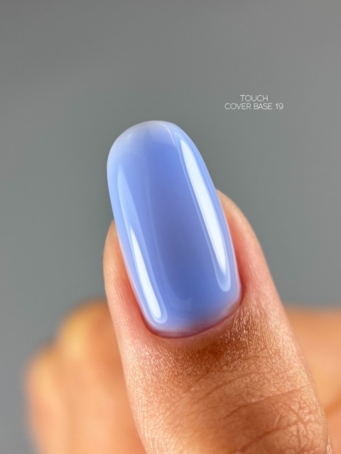 TOUCH Cover base 19 - chłodna błękitna baza hybrydowa, 13 ml