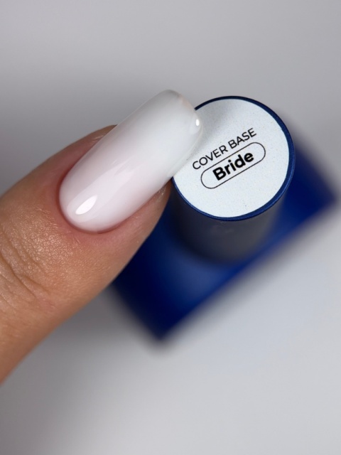TOUCH Cover base Bride - biała kryjąca baza hybrydowa, 13 ml