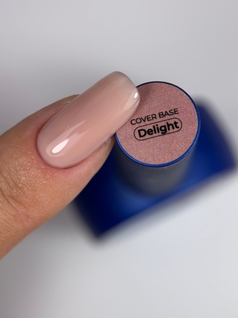 TOUCH Cover base Delight - naturalno-beżowa kryjąca baza hybrydowa, 13 ml