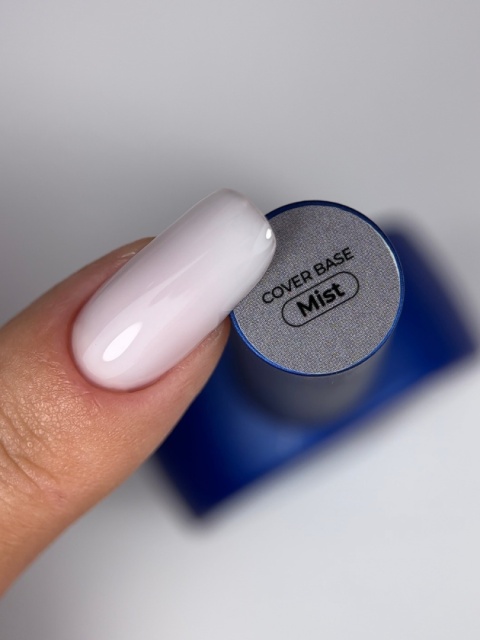 TOUCH Cover base Mist - ciepło-szara kryjąca baza hybrydowa, 13 ml