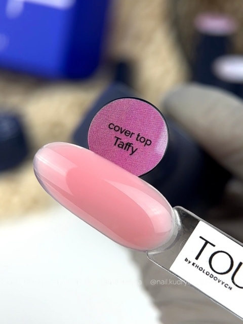 TOUCH Cover top 12 Taffy - nudowy półprzezroczysty top hybrydowy, 13 ml