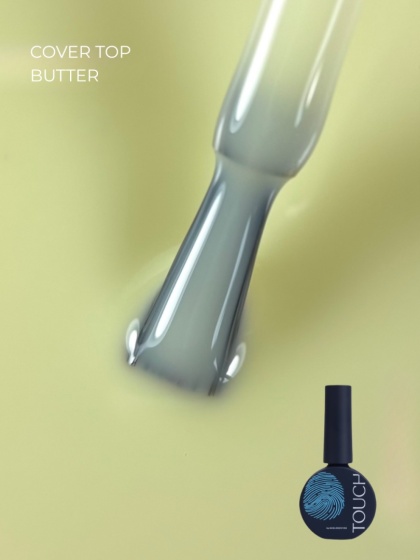 TOUCH Cover top Butter - kremowo-żółty top hybrydowy, 13 ml