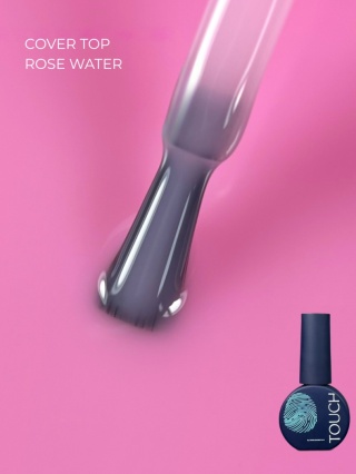TOUCH Cover top Rose Water - różowy półprzezroczysty top hybrydowy, 7 ml