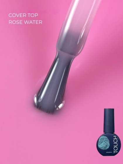 TOUCH Cover top Rose Water - różowy półprzezroczysty top hybrydowy, 7 ml