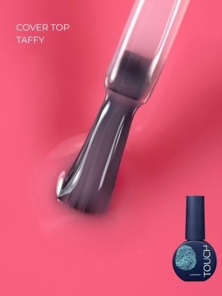 TOUCH Cover top Taffy - różowy półprzezroczysty top hybrydowy, 7 ml