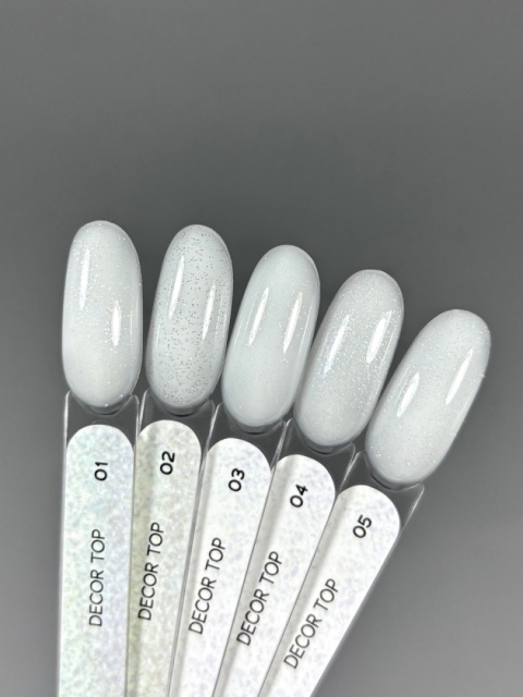 Odblaskowy top hybrydowy TOUCH Decor top 02 z efektem "flash", 13 ml