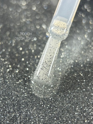Odblaskowy top hybrydowy TOUCH Decor top 02 z efektem "flash", 13 ml
