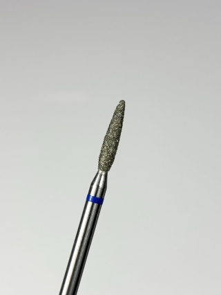 TOUCH Frez diamentowy zaokrąglony płomyk niebieski 2,1 mm
