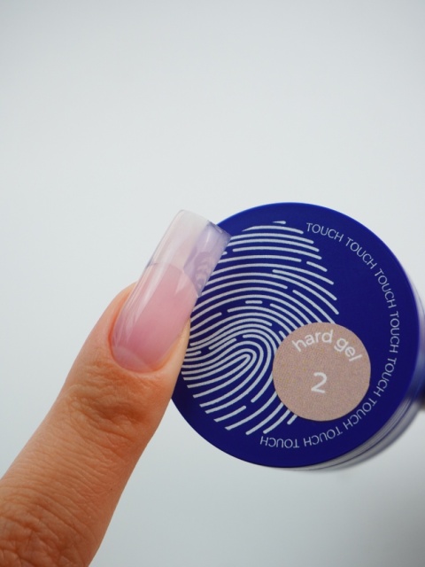 TOUCH Hard gel 02 - beżowy płynny żel budujący, 15 ml