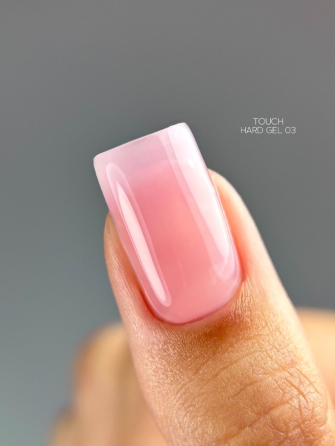 TOUCH Hard gel 03 - różowy płynny żel budujący, 15 ml