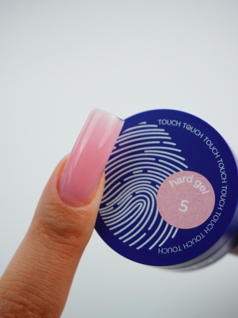 TOUCH Hard gel 05 - delikatno-rózowy płynny żel budujący, 15 ml