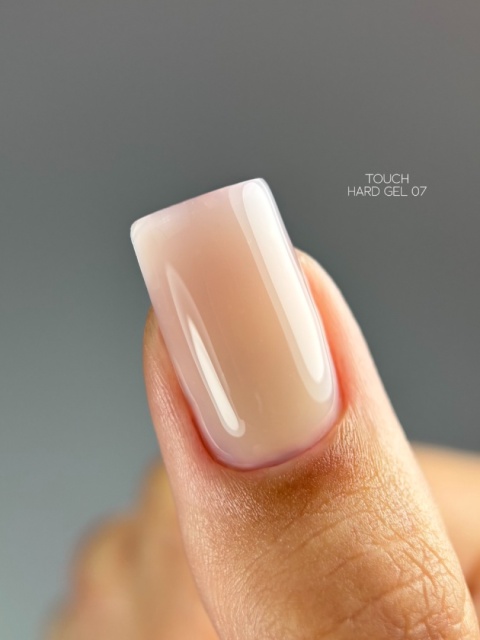 TOUCH Hard gel 07 - piaskowo-beżowy płynny żel budujący, 15 ml
