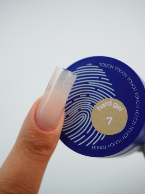 TOUCH Hard gel 07 - piaskowo-beżowy płynny żel budujący, 15 ml