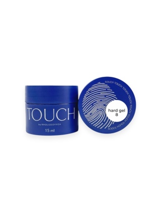 TOUCH Hard gel 08 - przezroczysty płynny żel budujący, 15 ml