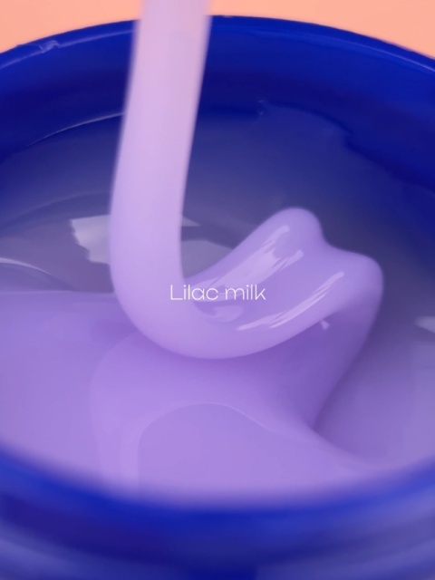 TOUCH Liquid polygel Lilac milk - pastelowo-fioletowy półprzezroczysty płynny akrylożel, 15 ml