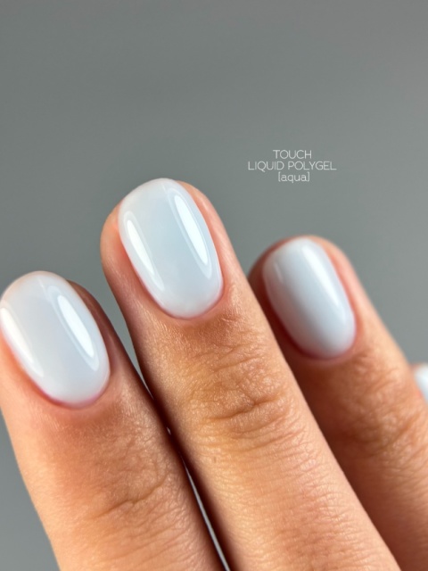 TOUCH Neon Liquid polygel Aqua - blękitny płynny akrylożel, 15 ml