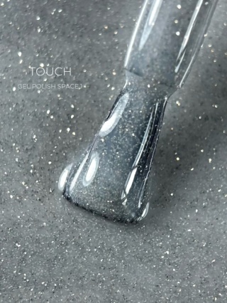 TOUCH Space gel polish 01 - biały odblaskowy lakier hybrydowy, 9 ml