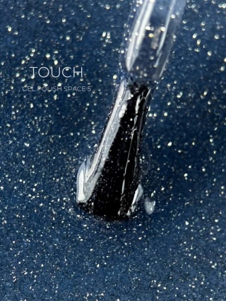 TOUCH Space gel polish 05 - niebieski odblaskowy lakier hybrydowy, 9 ml