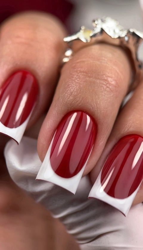 Żel budujący TOUCH Builder gel 44 Cherry coded - bordowy, 15 ml
