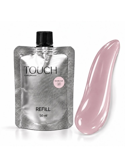 TOUCH Builder liquid 23 - bladoróżowy mocny żel o płynnej koncystencji, 50 ml