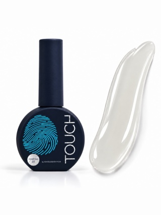 TOUCH Cover top 01 Cloud - mleczny półprzezroczysty top hybrydowy, 13 ml