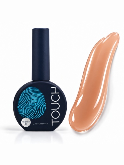 TOUCH Cover top 06 Warm - kryjący top hybrydowy o delikatnym, ciepłym beżowym odcieniu, 13 ml