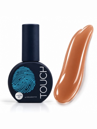 TOUCH Cover top 07 Walnut - kryjący top hybrydowy o ciepłym, orzechowo-brązowym odcieniu, 7 ml