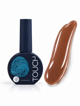 TOUCH Cover top 08 Bronze - kryjący top hybrydowy o głębokim, brązowym odcieniu z nutą czekolady, 13 ml