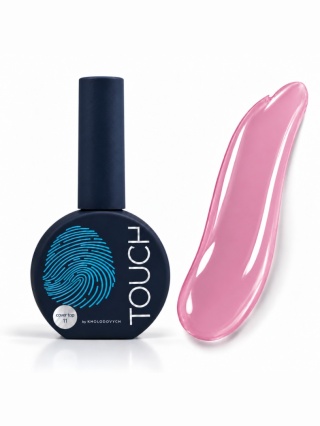TOUCH Cover top 11 Rose water - różowy półprzezroczysty top hybrydowy, 13 ml