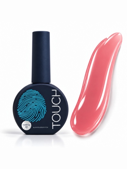 TOUCH Cover top 12 Taffy - nudowy półprzezroczysty top hybrydowy, 13 ml