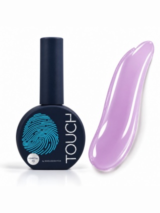 TOUCH Cover top 13 Zefir - różowy kryjący top hybrydowy, 13 ml